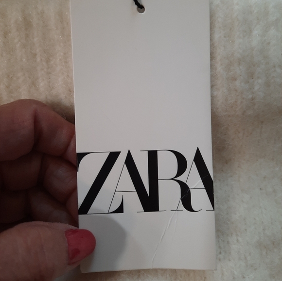 NWT Zara Pink Bubble Hem Off Shoulder Tubetop Med - Picture 4 of 5